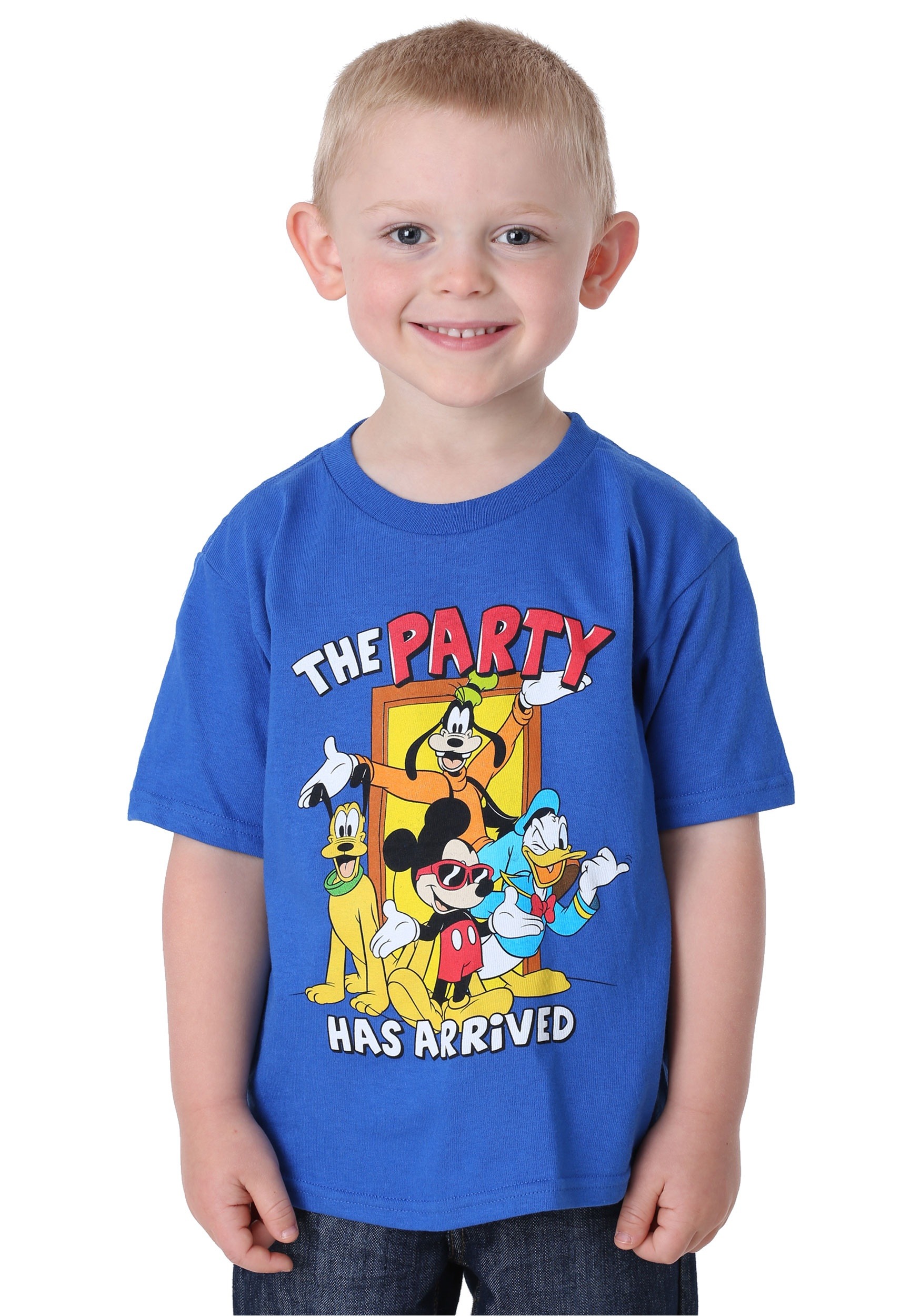 Mickey Mouse The Party Has Arrived Boys T-Shirt