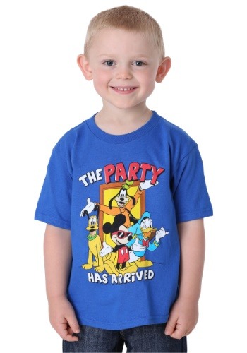 Mickey Mouse The Party Has Arrived Boy's T-Shirt
