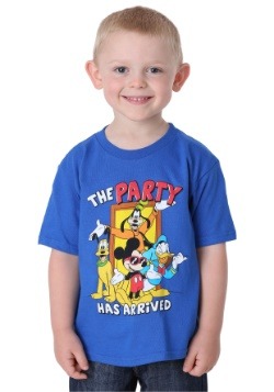 Mickey Mouse The Party Has Arrived Boy's T-Shirt