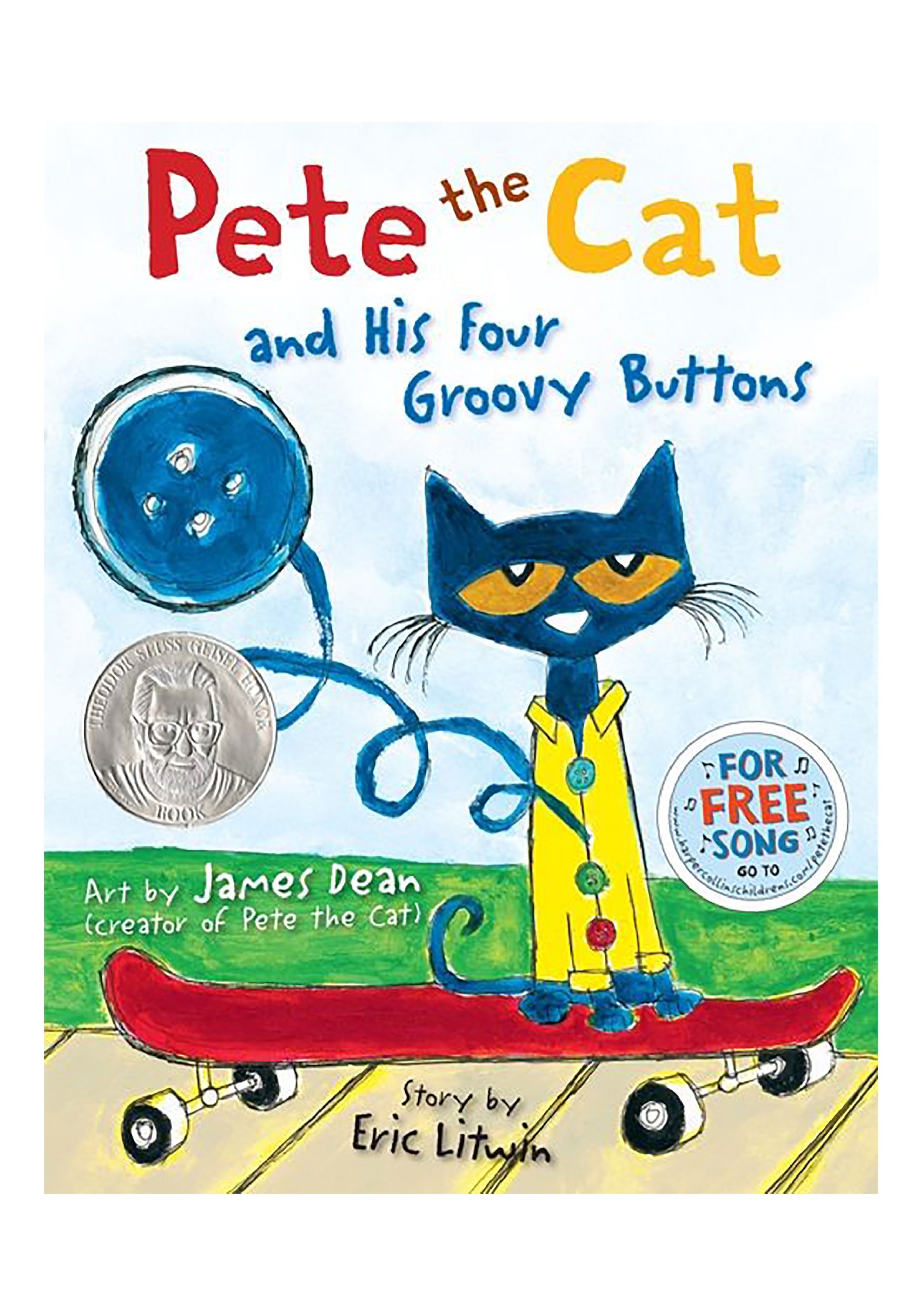 Pete the Cat and His Four Groovy Buttons Hardcover