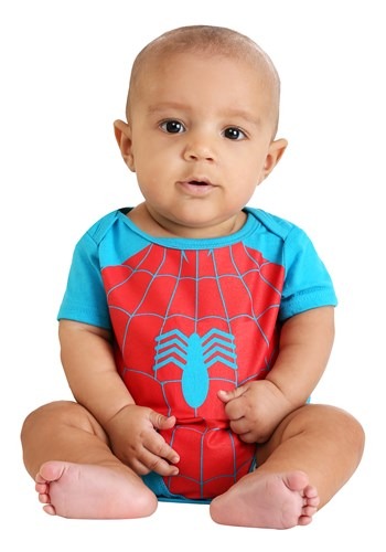 Infant Marvel Spider-Man and Incredible Hulk Onesies1