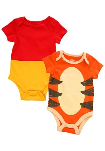 Infant 2 Pack Winnie The Pooh and Tigger Creeper Onesie Upda