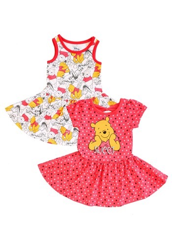 Winnie the Pooh Dresses 2 Pack flat