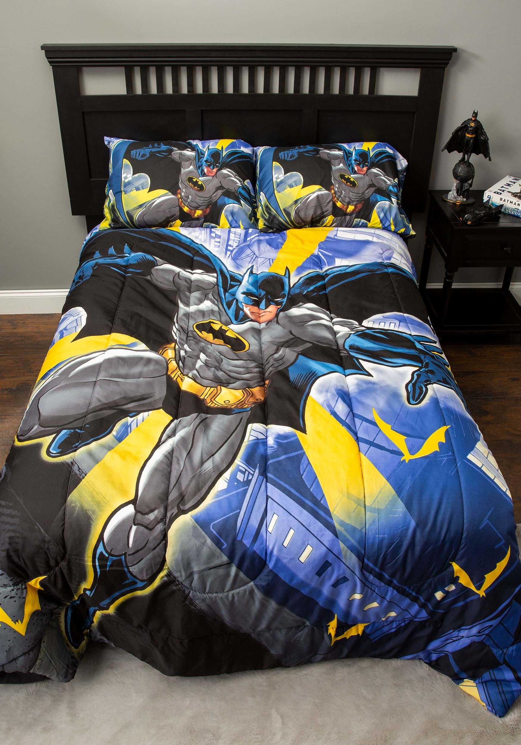 Demon Superman Batman v Single/US Twin Bed Quilt Doona Duvet Cover Set 