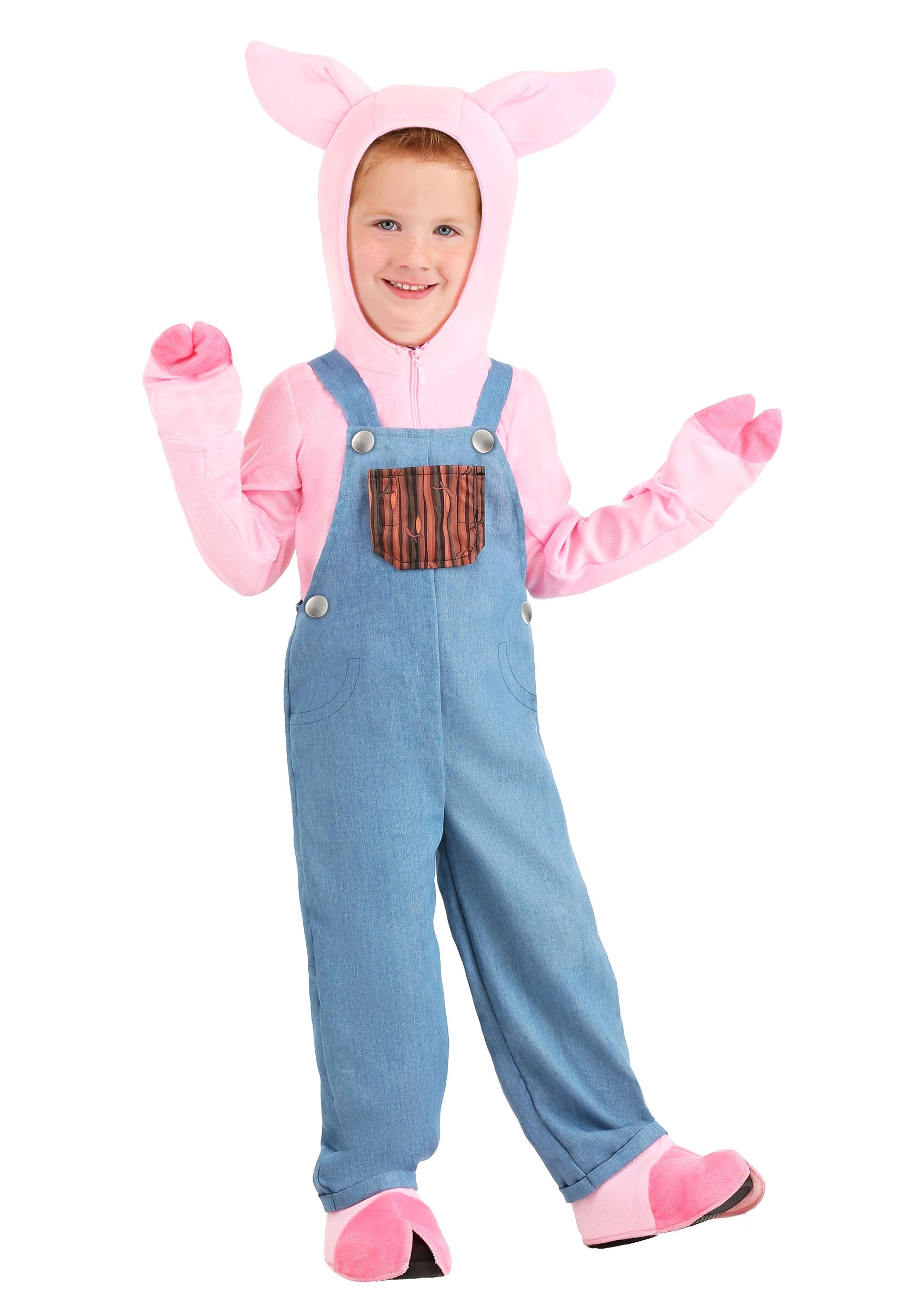 Photos - Fancy Dress FUN Costumes Little Piggy Toddler Costume Blue/Pink FUN7254TD