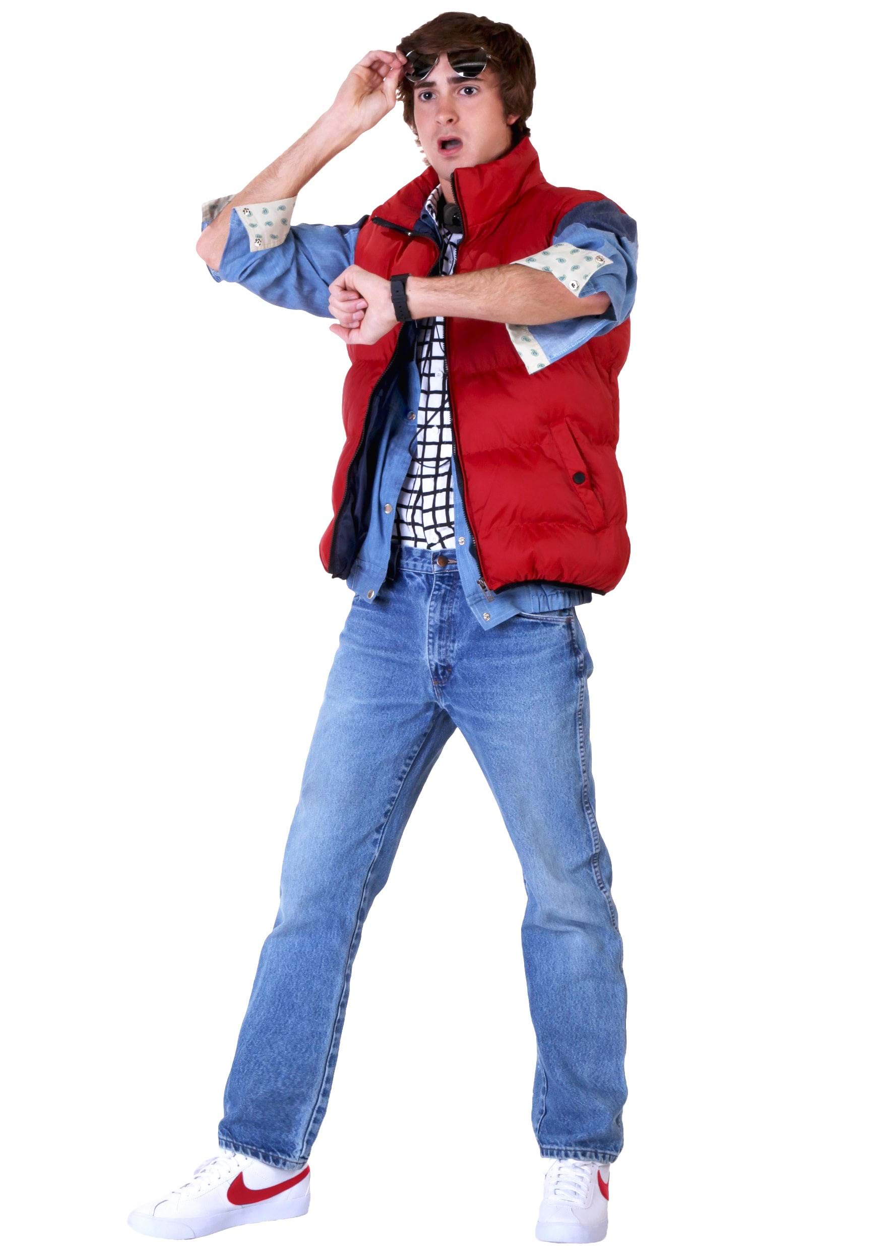Plus Size Back to the Future Marty McFly Costume