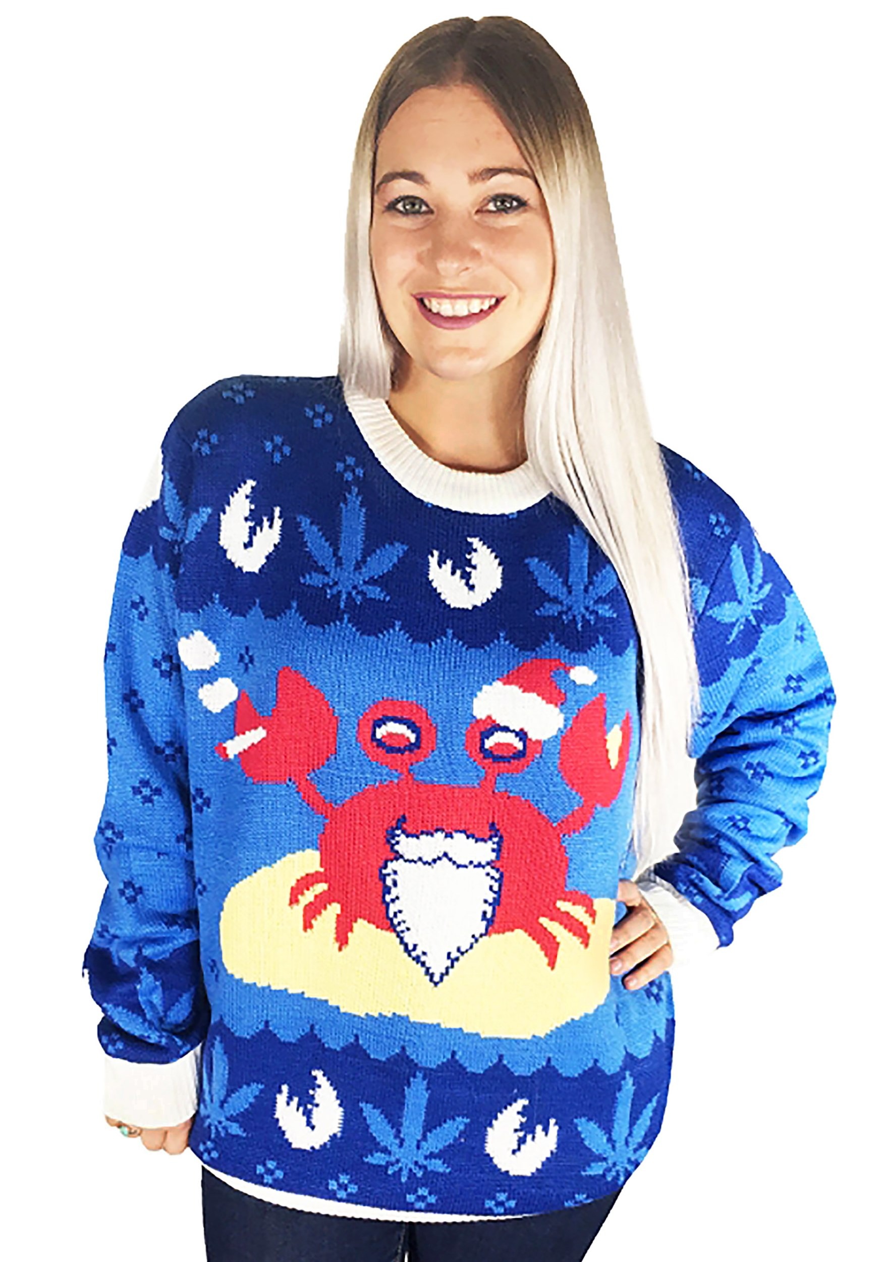 The Mistah Sandy Claws Crab Ugly Christmas Sweater