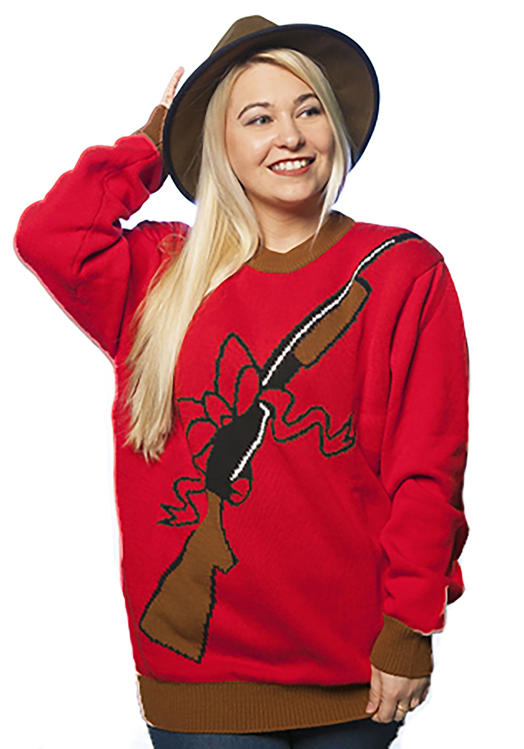 Adult Rebellin Rifle Ugly Christmas Sweater