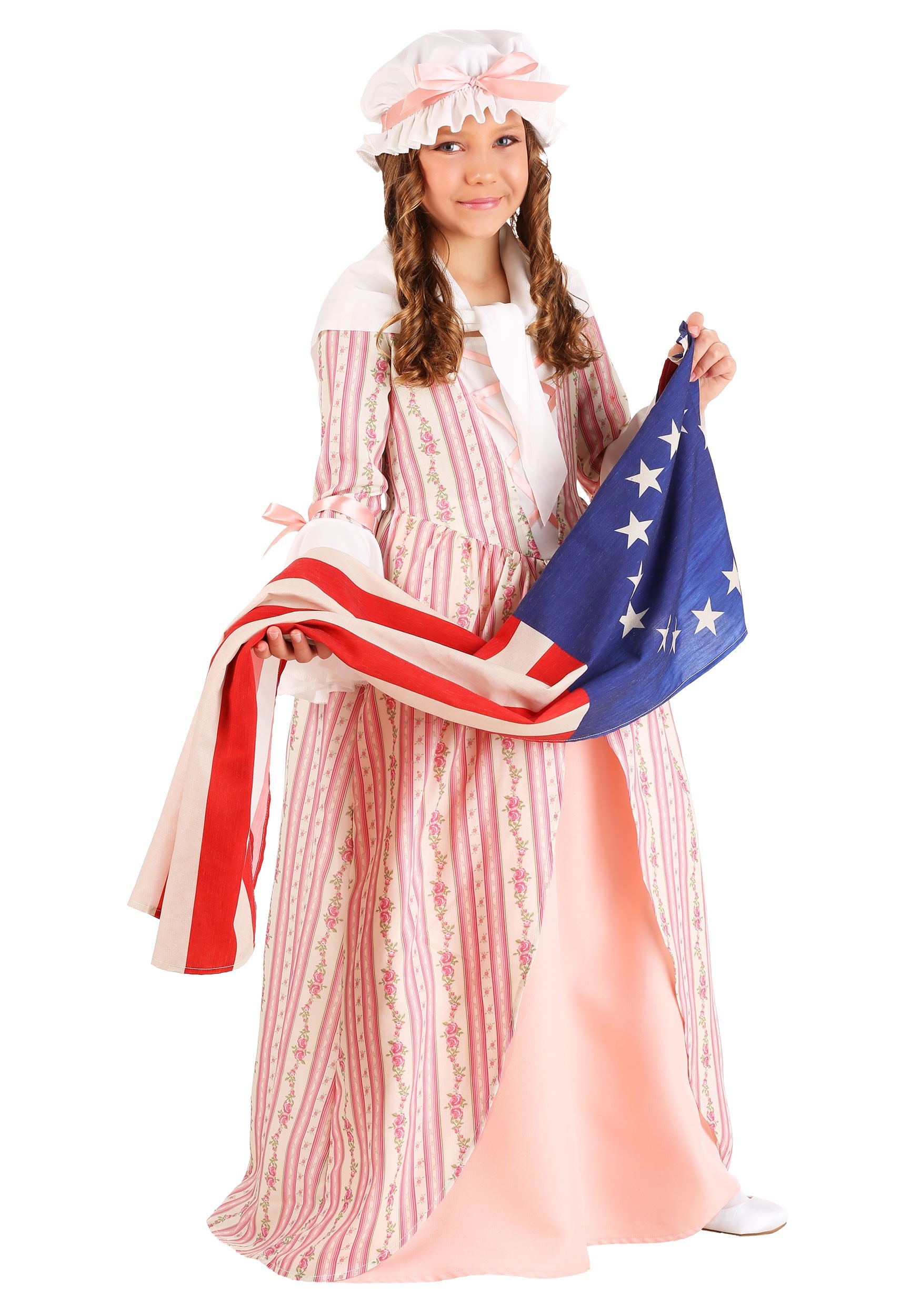 Photos - Fancy Dress ROSS FUN Costumes Betsy  Girl's Costume Dress | Kid's Historical Costumes P 
