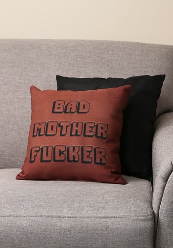 Pulp Fiction Bad Mother 14" x 14" Throw Pillow New