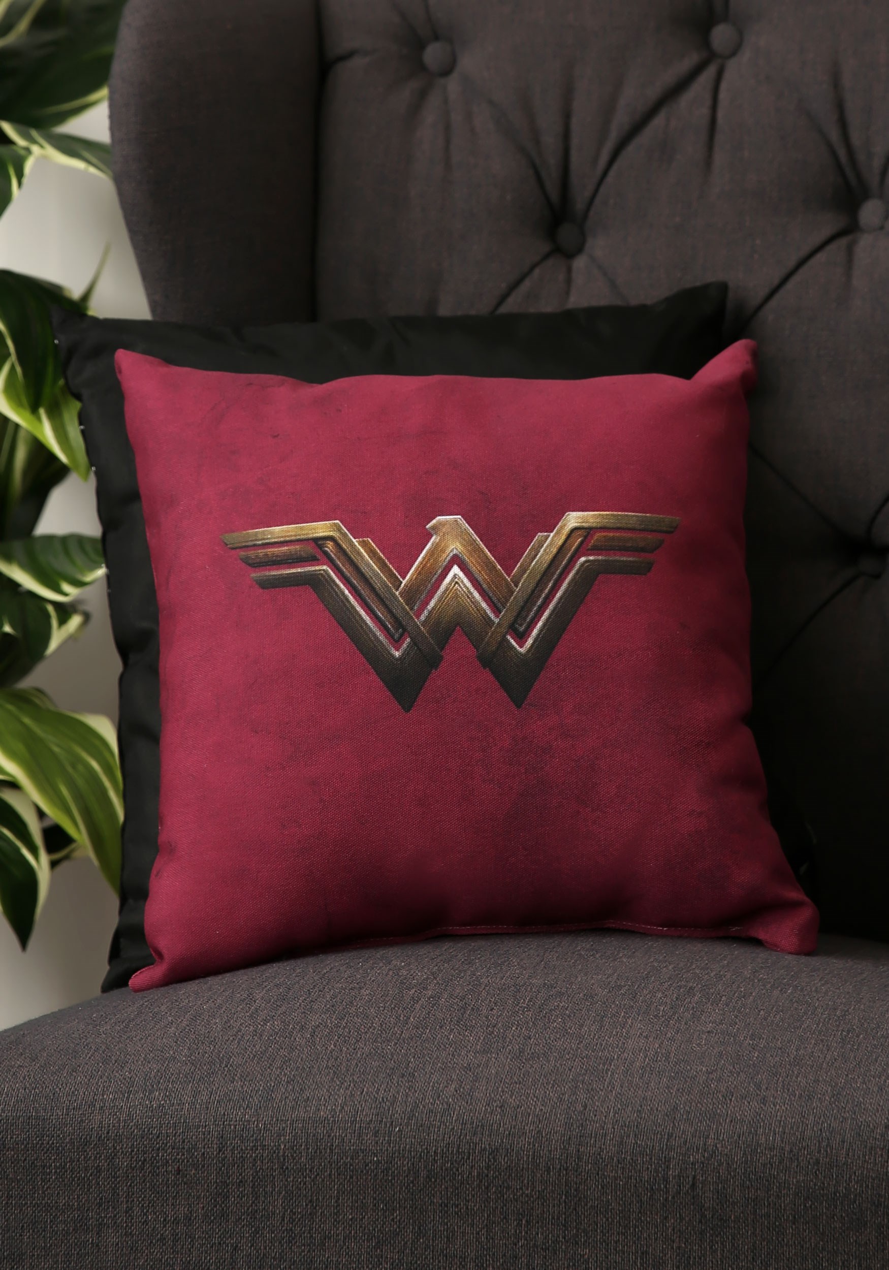 Wonder Woman Movie Logo 14" x 14" Throw Pillow