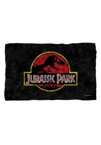 Logo Jurassic Park Lightweight Fleece Blanket