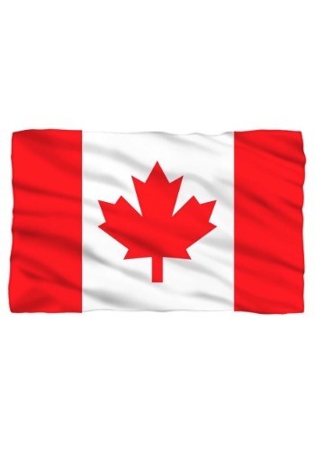 Canadian Flag Lightweight Fleece Blanket