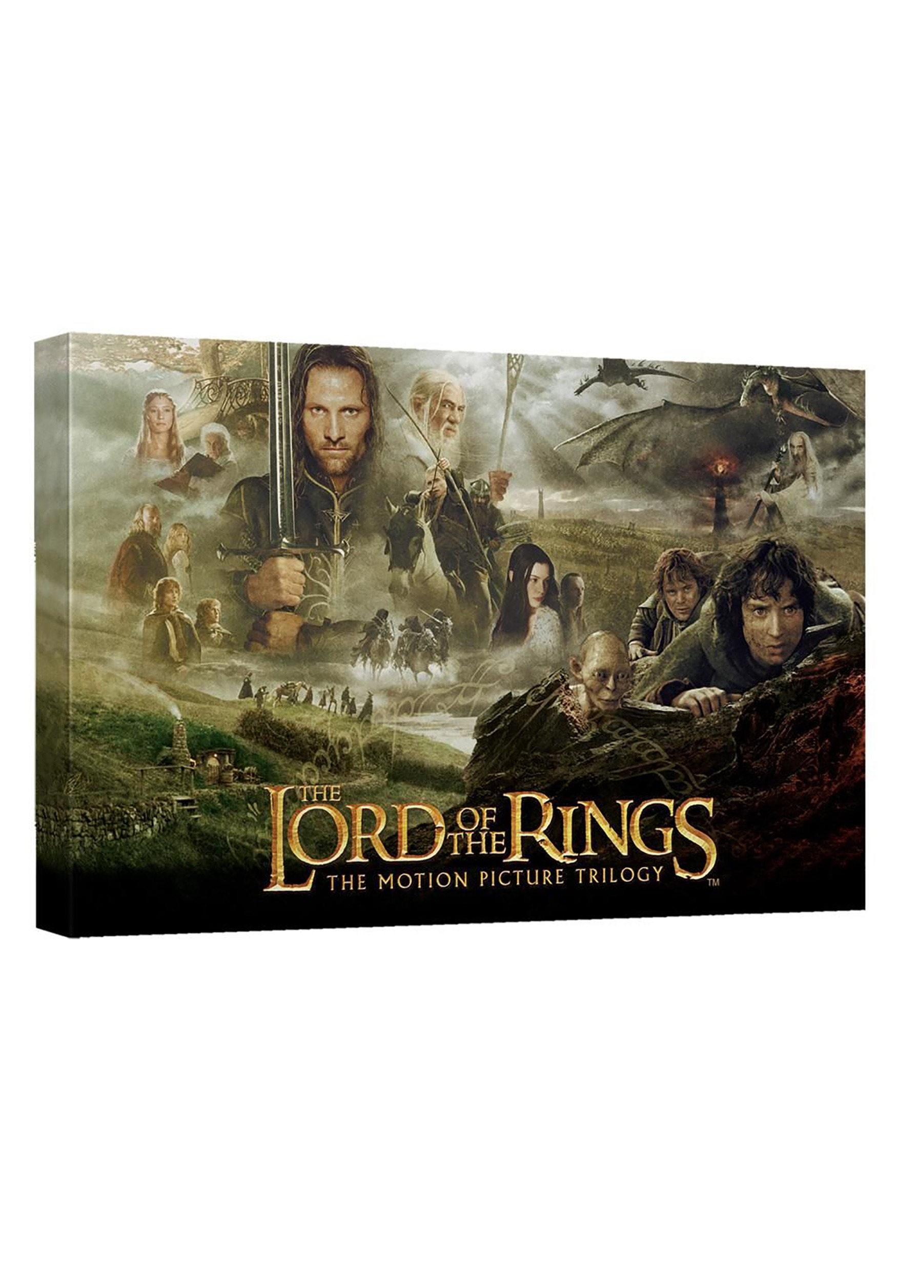 Lord of the Rings Trilogy Canvas Wall Décor