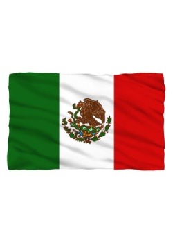 Mexico Flag Lightweight Fleece Blanket