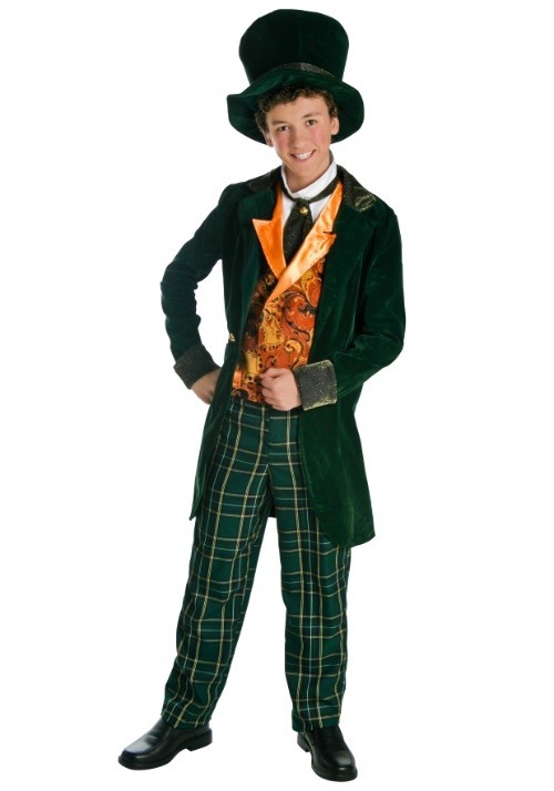 Teen Mad Hatter Suit Costume