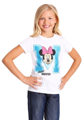 Girl's Minnie Mouse Varsity T-Shirt