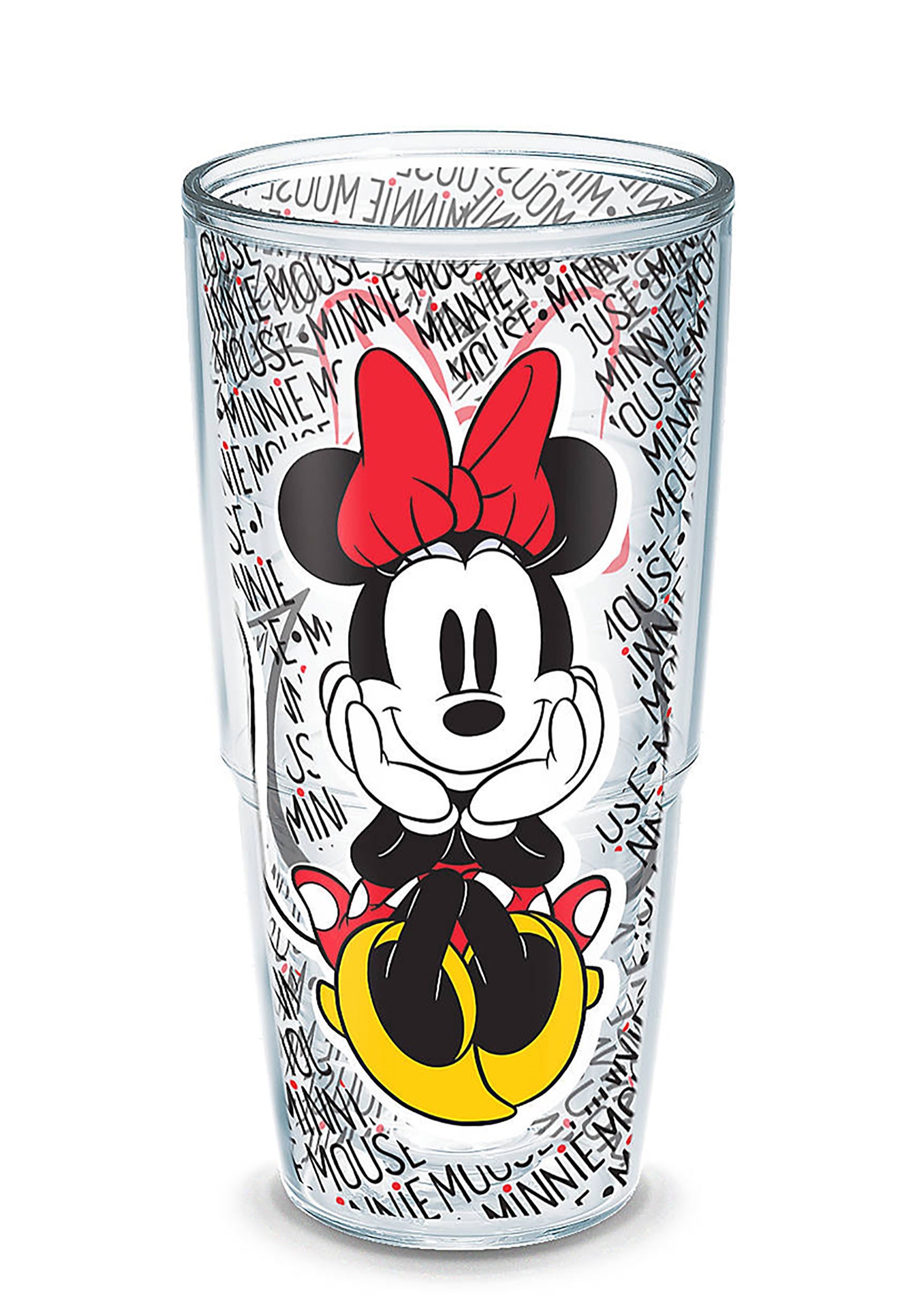 24oz Tervis Disney Minnie Mouse Name Pattern Tumbler