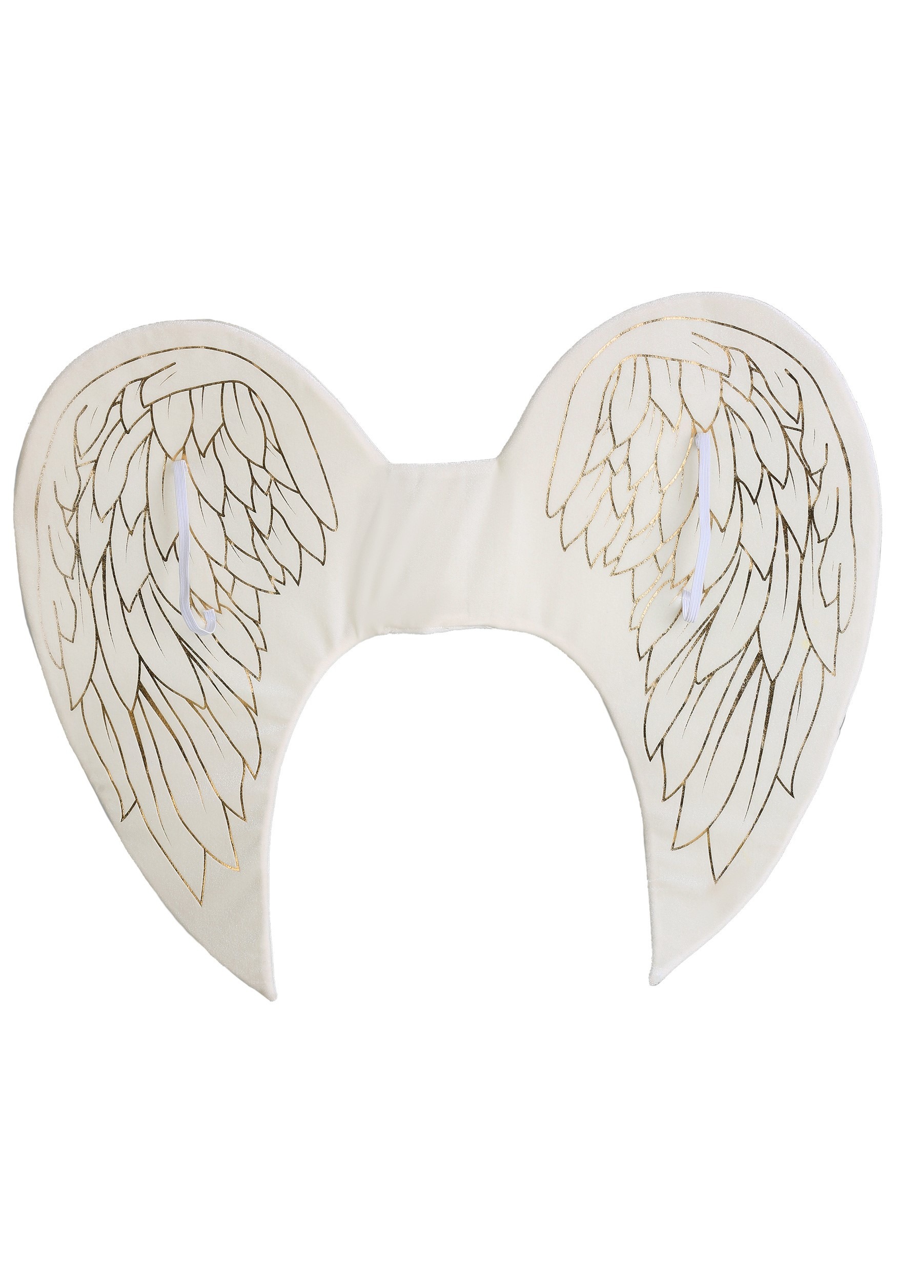 Kids Gold Print Angel Costume Wings | Angel Accessories