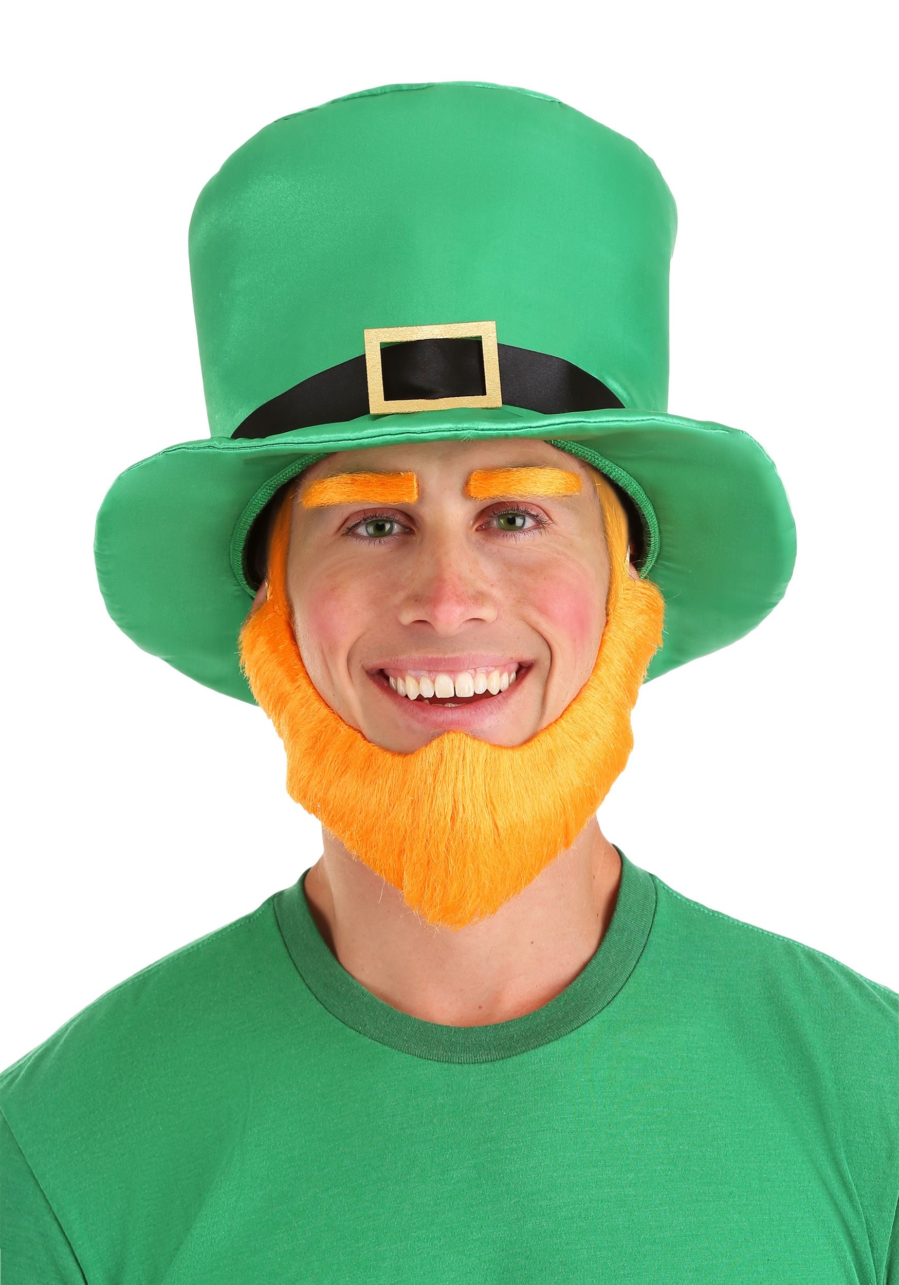 Leprechaun Hat and Beard for Adults