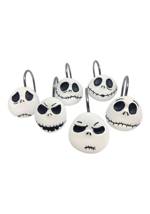 NBC Jack Skellington 12 Piece Shower Curtain Hooks