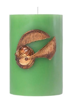 Harry Potter Golden Snitch Insignia Candle