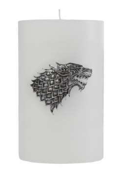 Game of Thrones Stark Large Insignia Candle