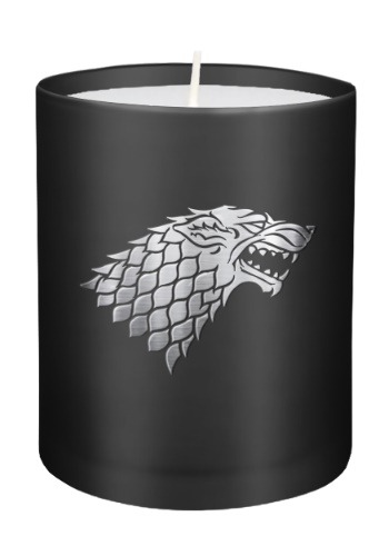 Game of Thrones House Stark Glass Candle