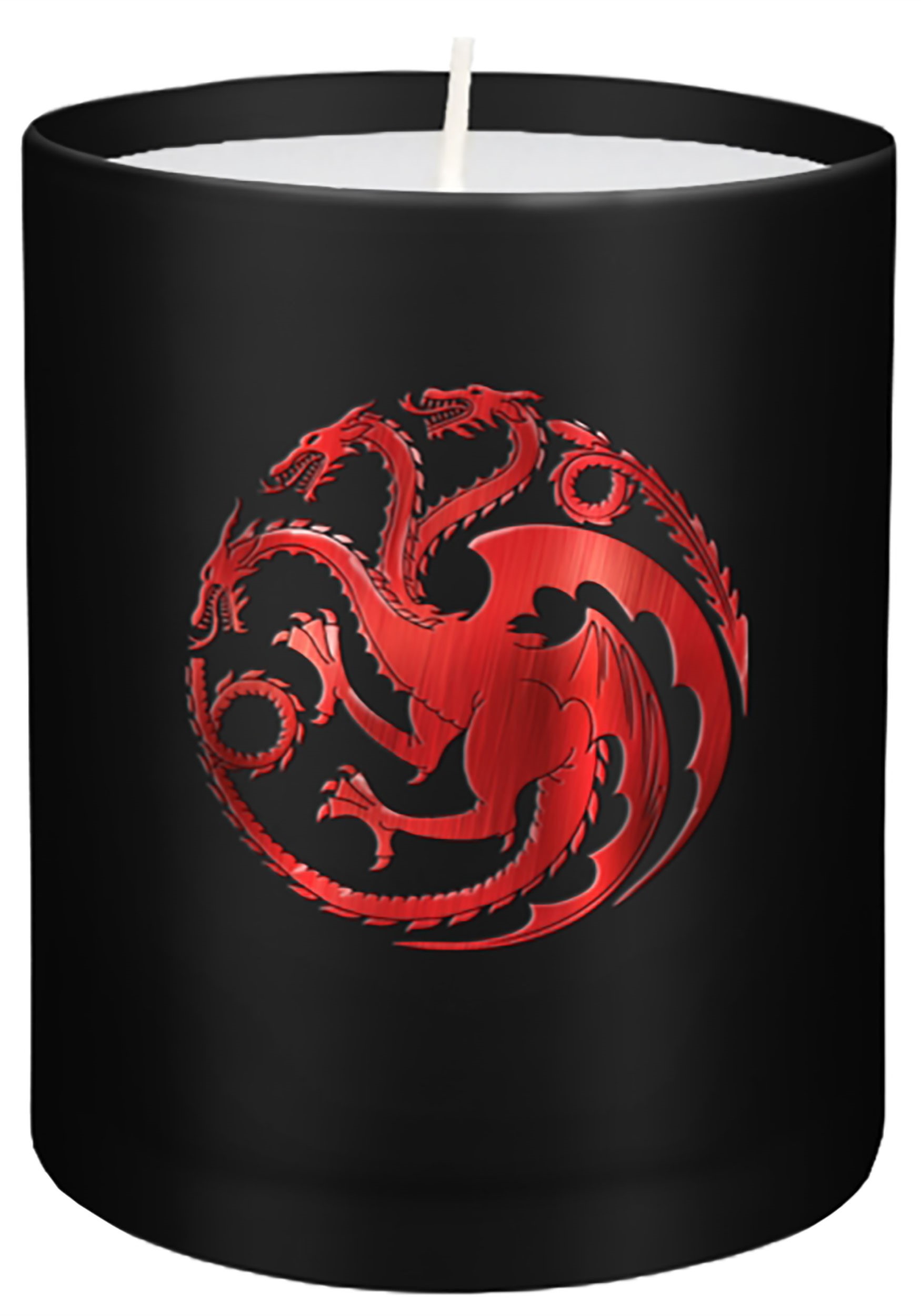 Game Of Thrones House Targaryen Glass Candle