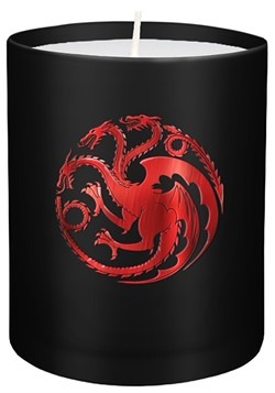 Game of Thrones House Targaryen Glass Candle Update Main