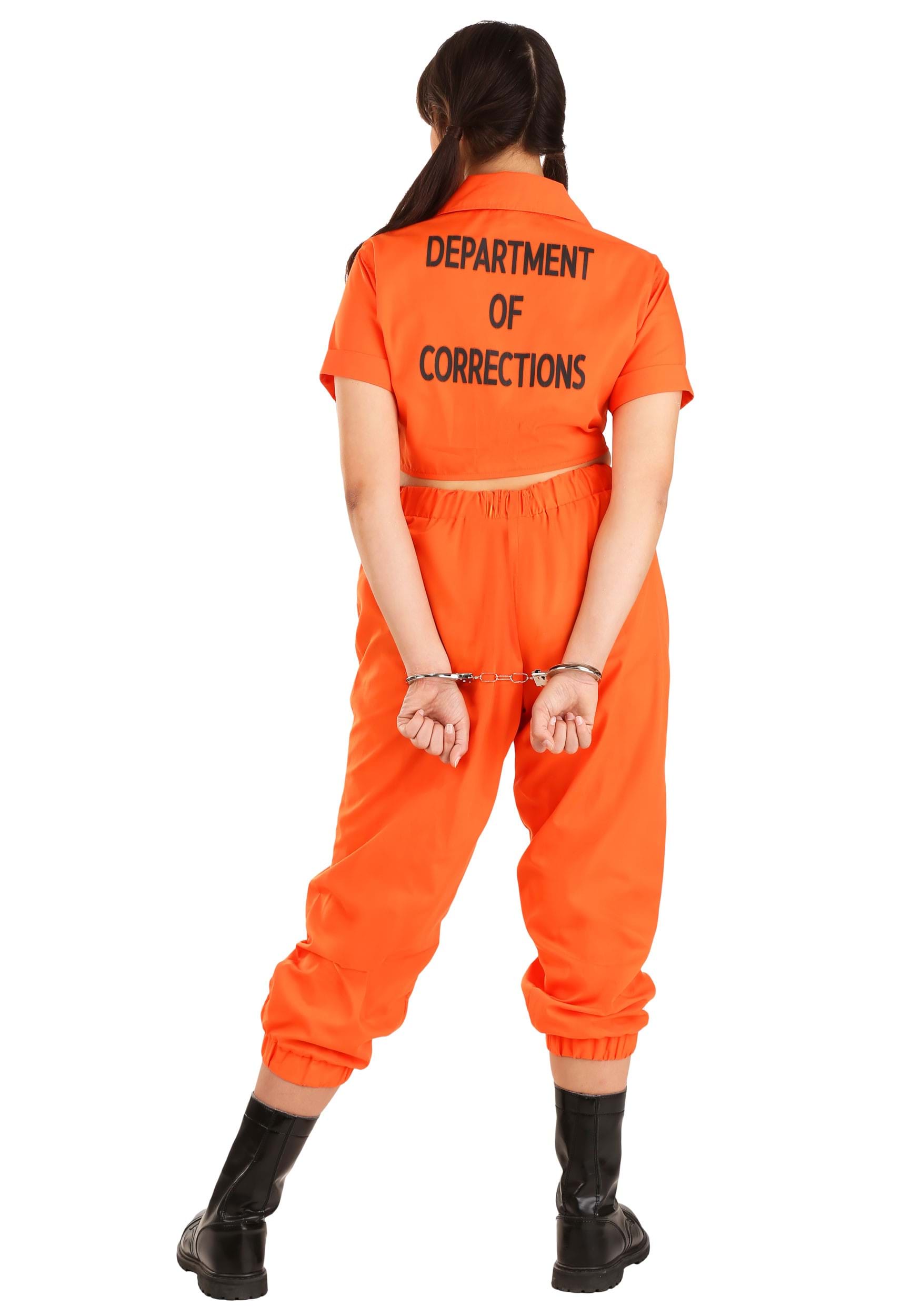 Halloween Leggings Jail Leggings Women's Prisoner Inmate LEGGINGS
