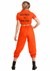 Women's Orange Inmate Prisoner Costume Alt 1