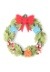 Christmas Wreath 3D Wood Model with Background Display alt 3