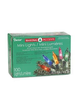 100 Multi Color LED Mini Christmas Lights Indoor/Outdoor