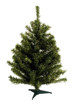Snow Flocked Narrow 40 Christmas Pine Tree With Burlap Base 24 Mini Christmas Tree Update1