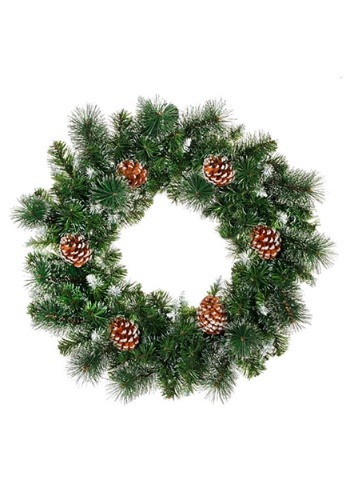 24" Pine Cone Christmas Wreath