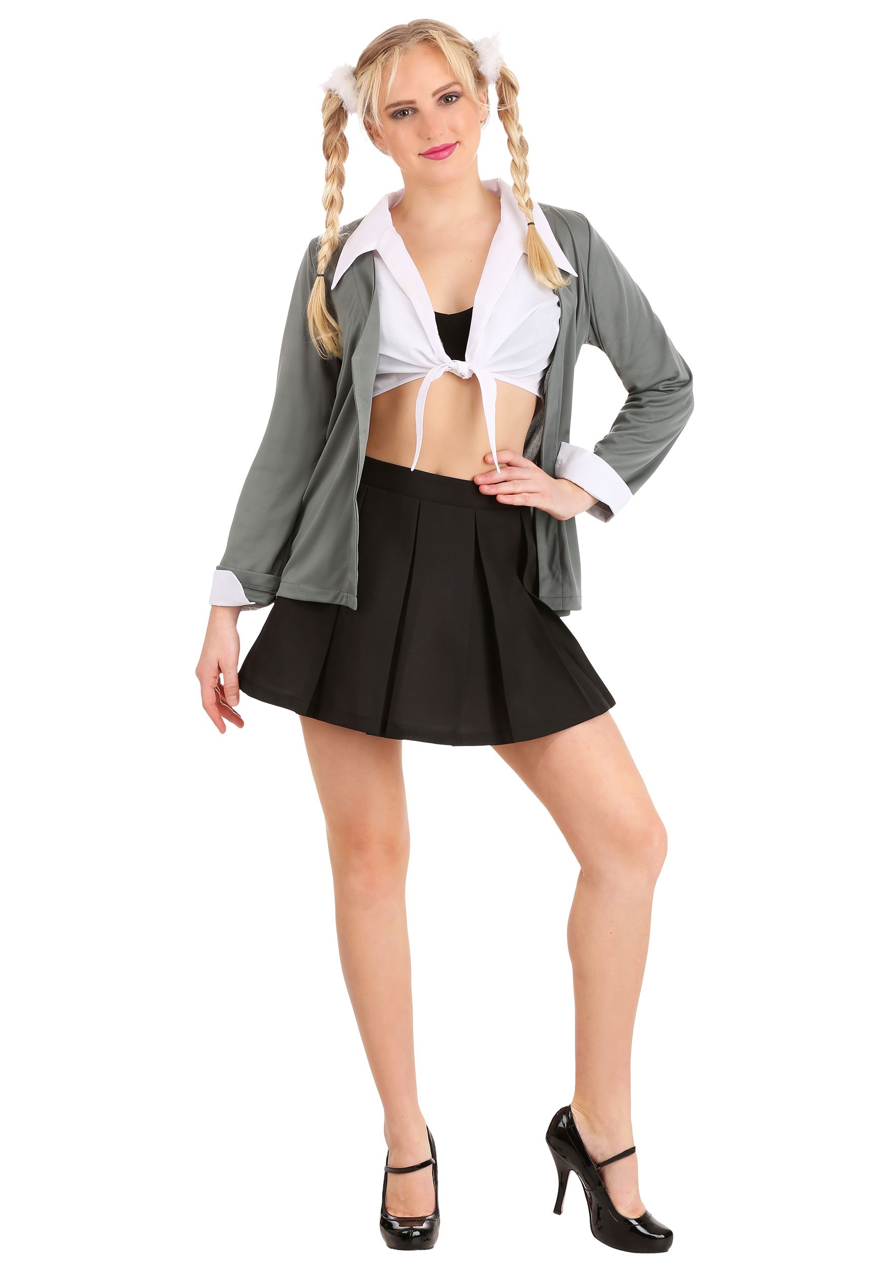 Photos - Fancy Dress more. FUN Costumes One More Time Pop Singer Women's Costume Black/Gray/W 