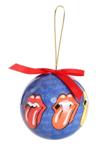 Rolling Stones Tongue Logo Christmas Ornament