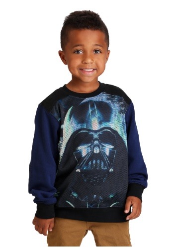 UPC 886349401384 product image for Star Wars Darth Vader Space Battle Long Sleeve Crew Sweater | upcitemdb.com