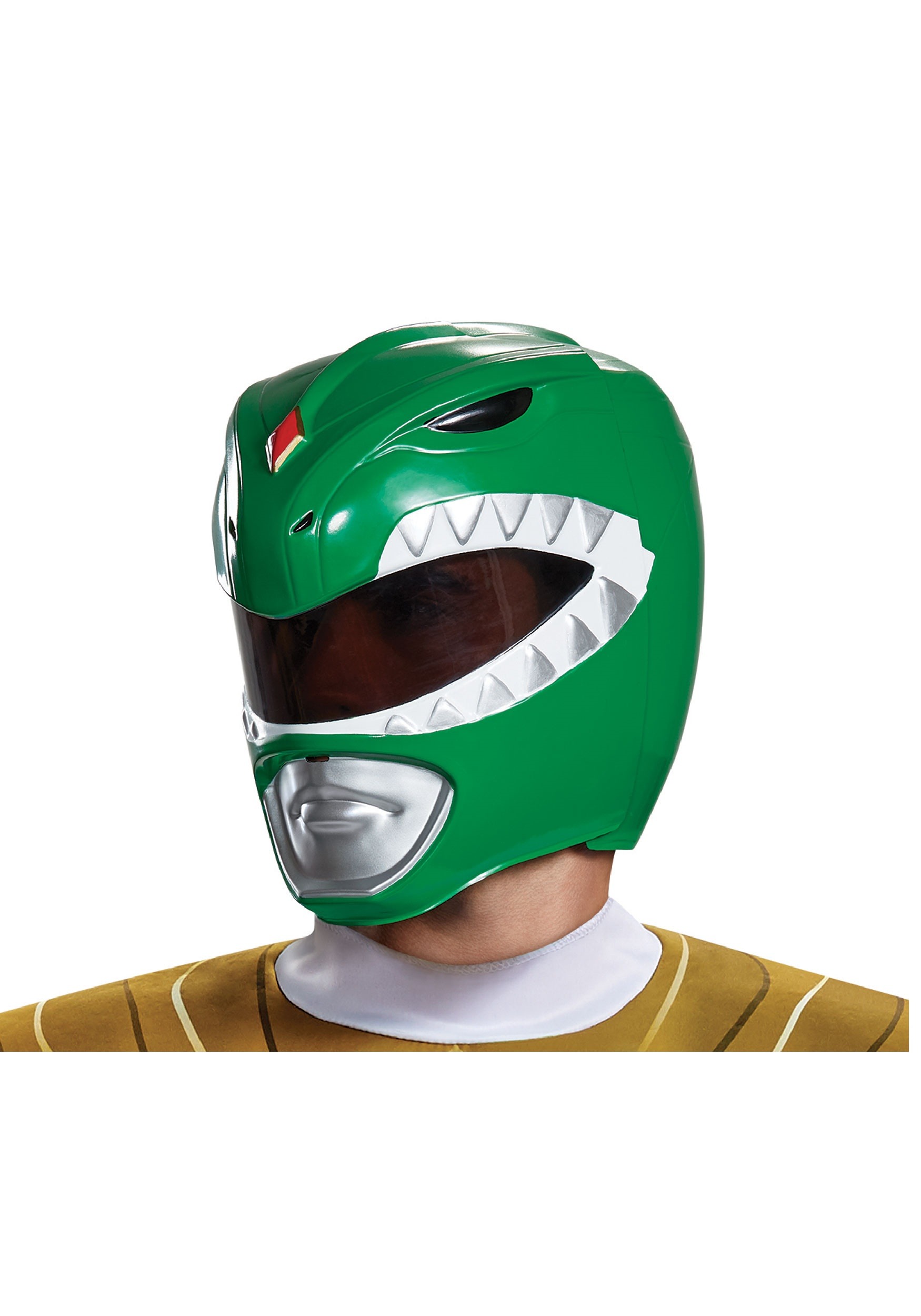 Disguise Costumes Mens Power Rangers Green  Helmet