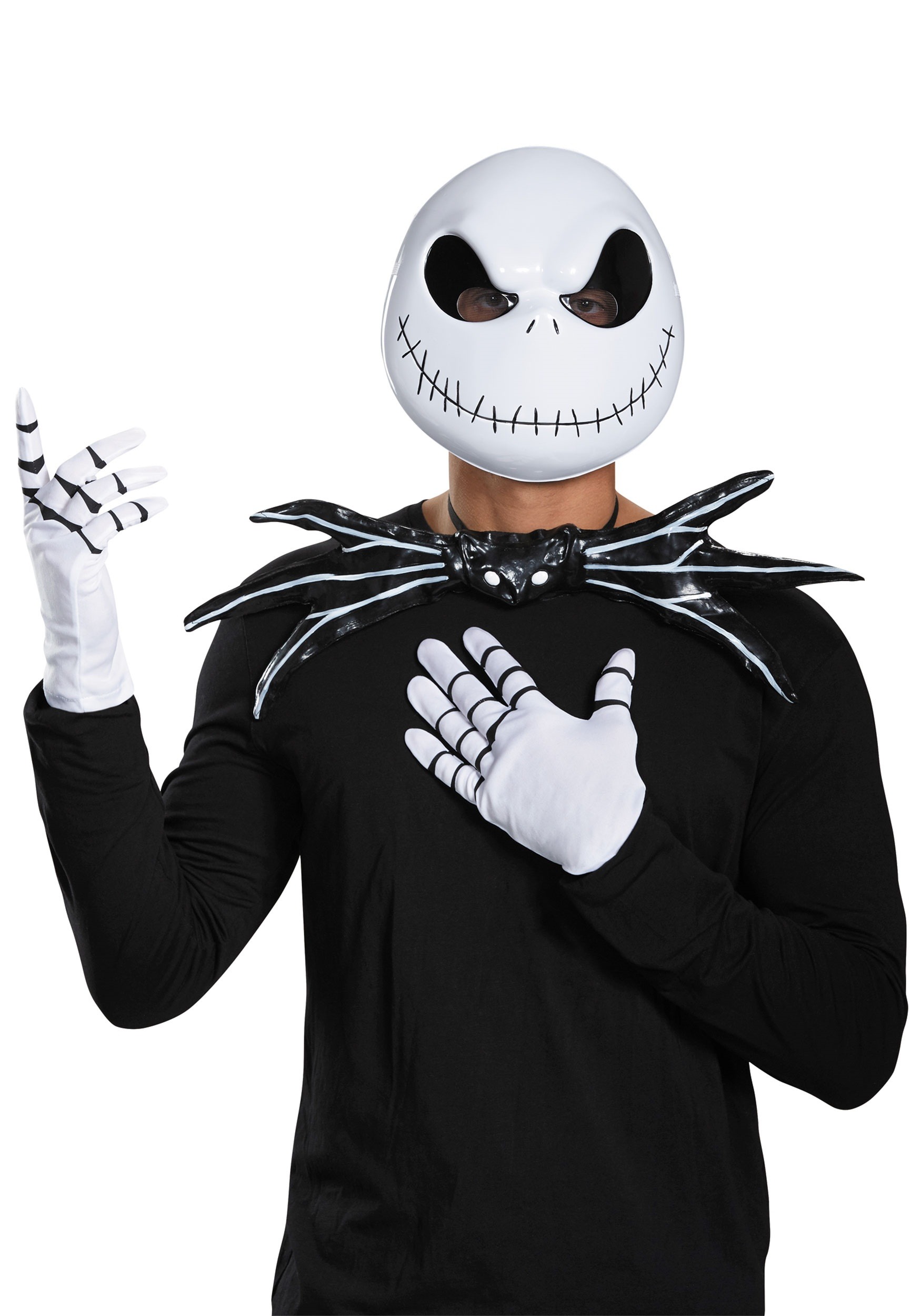 Nightmare Before Christmas Jack Skellington Costume Accessory Kit for Adults
