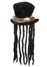 Witch Doctor Hat with Dreadlocks Alt 1