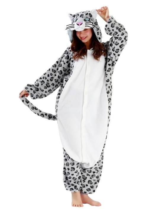 Adult Snow Leopard Kigurumi