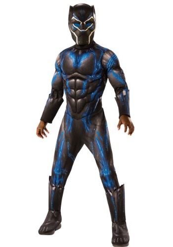 Black Panther Child Deluxe Blue Battle Suit