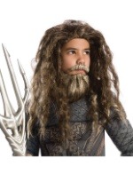 Child Aquaman Beard and Wig Set