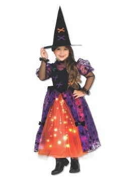 Girl's Sparkle Witch Costume