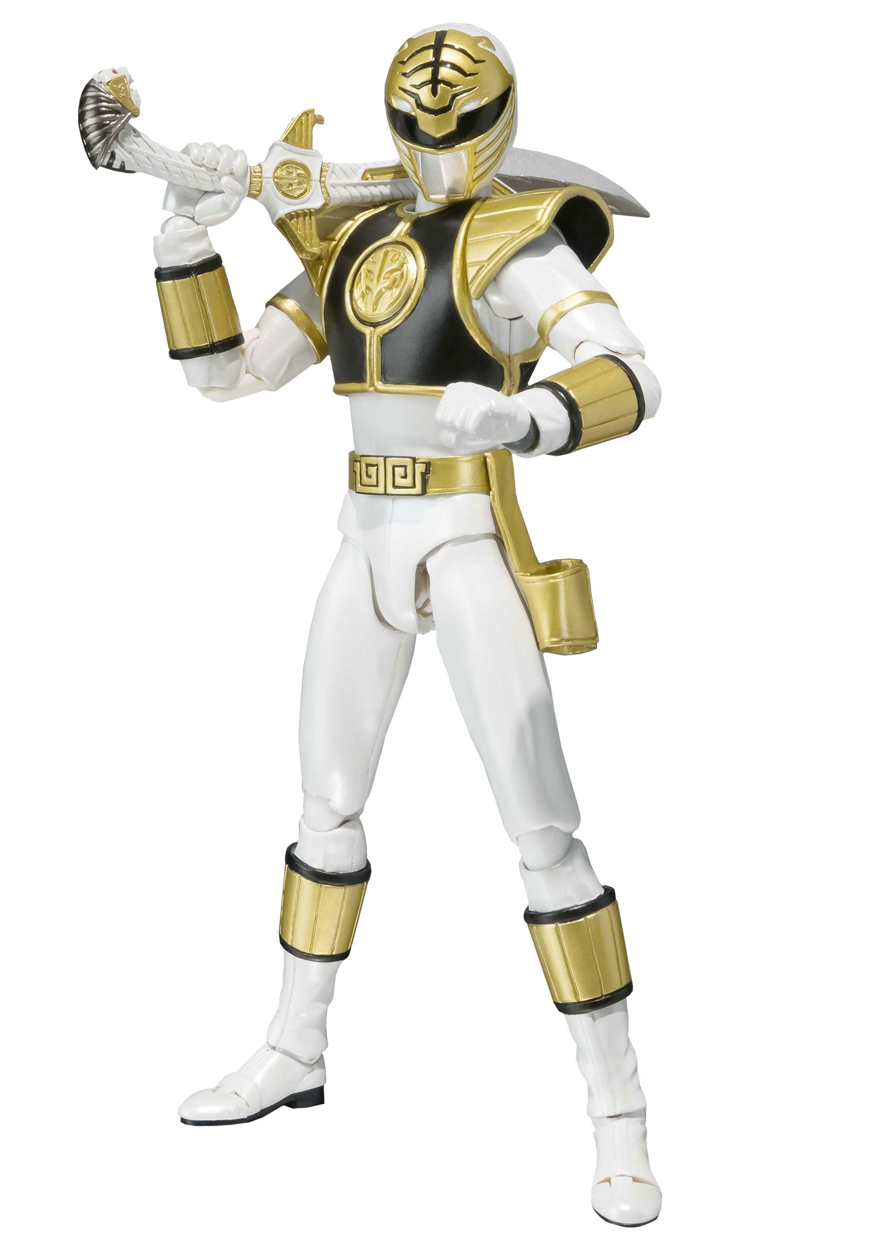 Bandai White Ranger Tamashii Nations SH Figurats Action Figure