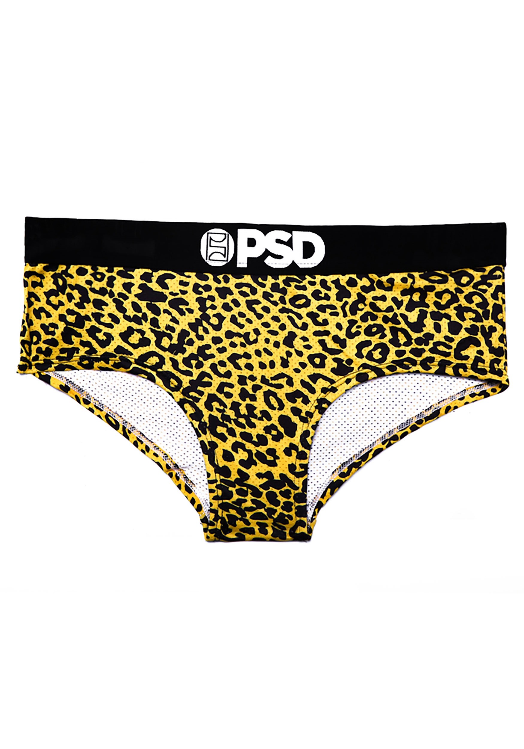 PSD Underwear- Womens Cheetah Yellow Classic Brief