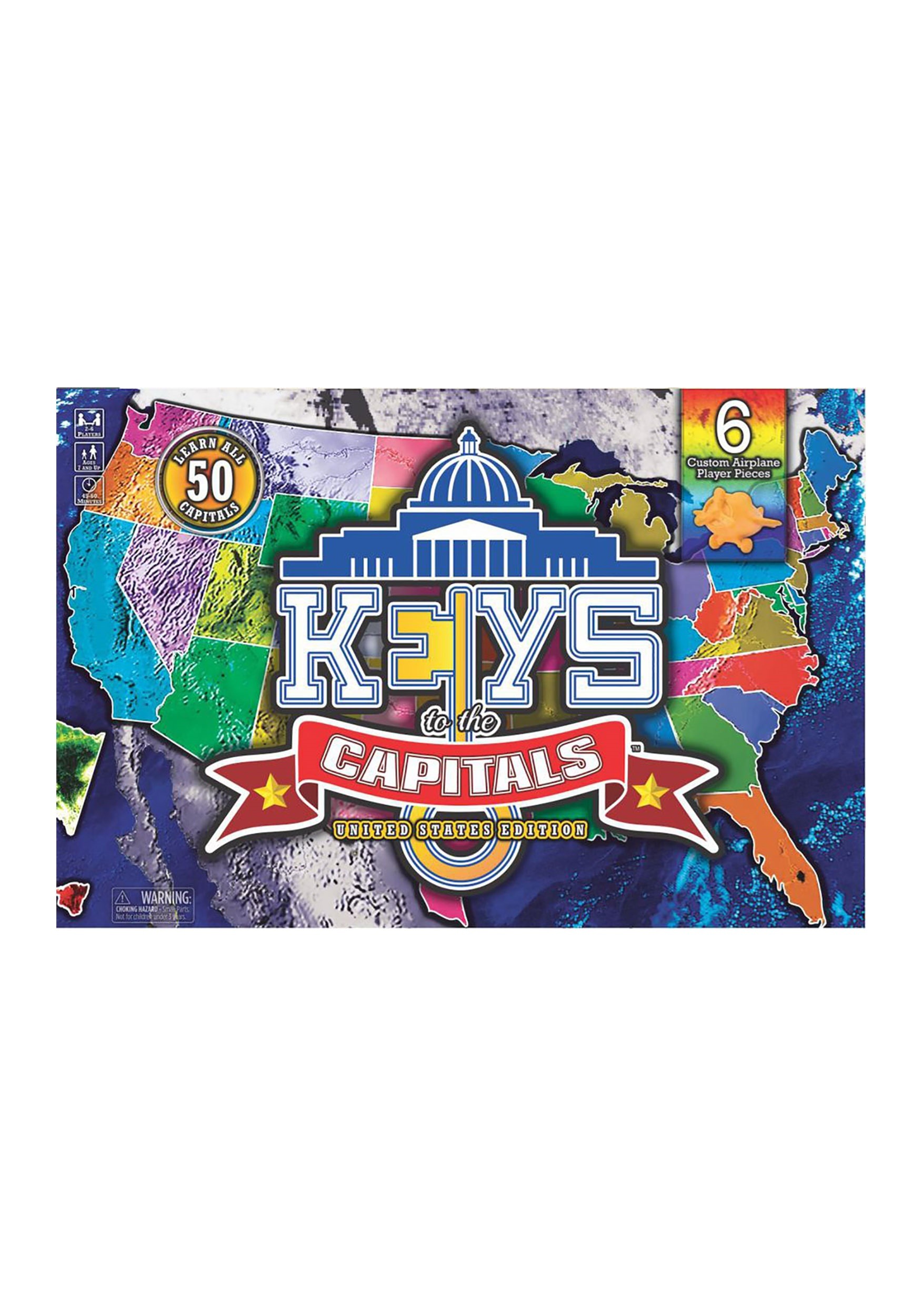 Keys to the Capitals Bell Studios Board Game