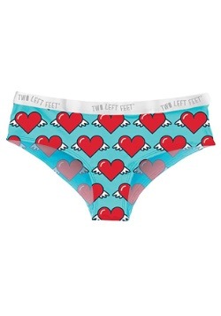 Two Left Feet Love is in the Air Heart AOP Hipster Underwear
